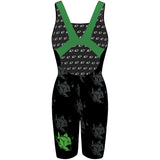 Cochrane Piranhas V1 - Classic Strap Long Knee Women Jammer