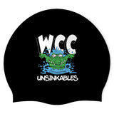 Wiscasset Unsinkables - Swimoutlet 25590815 (BLK-03) - Wrinkle-Free Silicone Swimming Cap