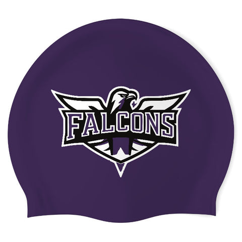 Bahrain Falcons - Swimoutlet PO25562687 (PUR/02) - Wrinkle-Free Silicone Swimming Cap