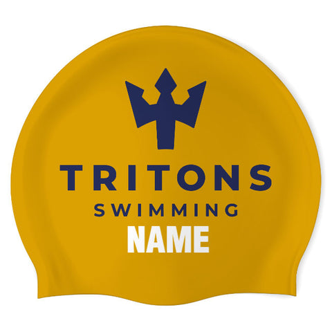 Seville Country Club Sharks - Swimoutlet PO25658155 (MGL/01/P) - Wrinkle-Free Silicone Swimming Cap