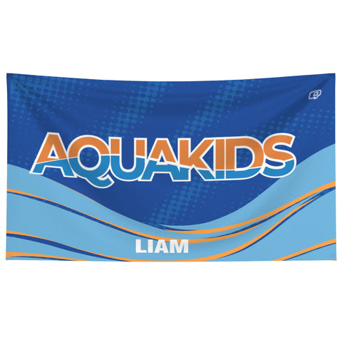 AQUAKIDS TOWEL LIAM - Microfiber Swim Towel