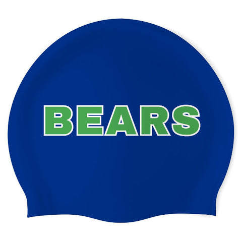 Bear Branch Swim Team - Swimoutlet PO71460 (RBL/02) - Wrinkle-Free Silicone Swimming Cap