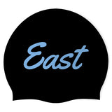 Toms River East HS Swim Team - Swimoutlet PO25745474 (BLK/01) - Wrinkle-Free Silicone Swimming Cap