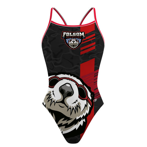 Folsom Sea Otters - Skinny Strap Swimsuit