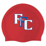 Fountain-Fort Carson HS Swim Team - Swimoutlet PO38232 (RED/02) - Wrinkle-Free Silicone Swimming Cap