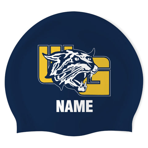 West Genesee Senior HS Boys - Swimoutlet PO33781 (NBL/02/P) - Wrinkle-Free Silicone Swimming Cap