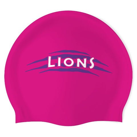 Dryden Lions - Swimoutlet PO25451064 (HPK/02) - Wrinkle-Free Silicone Swimming Cap