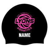 Lyons Aquatics - Swimoutlet PO43398 (BLK/01/P) - Wrinkle-Free Silicone Swimming Cap