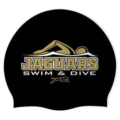 Andover Central HS - Swimoutlet PO25530114 (BLK/02) - Wrinkle-Free Silicone Swimming Cap