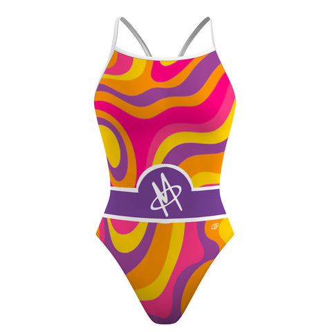 11-12 RL - Skinny Strap Swimsuit
