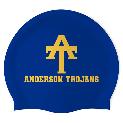 Anderson HS - Swimoutlet PO70711 (RBL/01) - Wrinkle-Free Silicone Swimming Cap