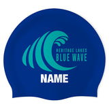 Heritage Lakes Swim Team - Swimoutlet PO24948 (RBL/01/P) - Wrinkles Free Silicone Swimming Cap