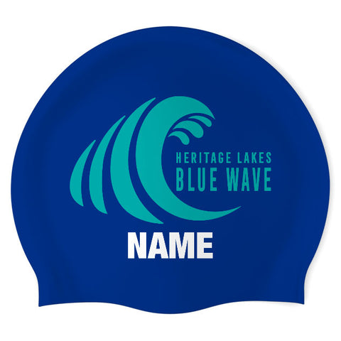 Heritage Lakes Swim Team - Swimoutlet PO24948 (RBL/01/P) - Wrinkles Free Silicone Swimming Cap