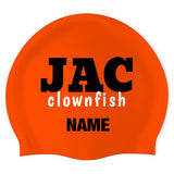 JeffSwim - Swimoutlet PO15427 (ORG/02/P) - Wrinkle-Free Silicone Swimming Cap