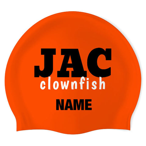 JeffSwim - Swimoutlet PO15427 (ORG/02/P) - Wrinkle-Free Silicone Swimming Cap