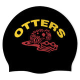 Oyster River Otters Swim Team - Swimoutlet PO25553387 (BLK/02) - Wrinkle-Free Silicone Swimming Cap