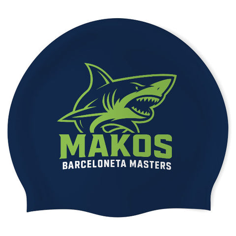 Makos de Barceloneta Masters - Swimoutlet PO25757031 (NBL/02) - Wrinkle-Free Silicone Swimming Cap