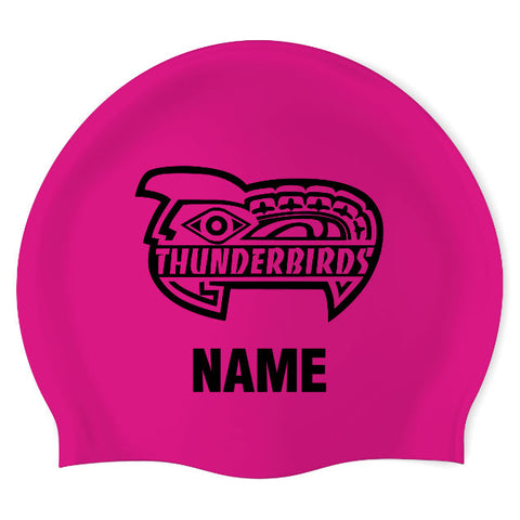 Thunderbird Aquatic Club - Swimoutlet PO25618156 (HPK/01/P) - Wrinkle-Free Silicone Swimming Cap