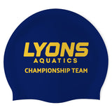 Lyons Aquatics - Swimoutlet PO25887763 (NBL/01) - Wrinkle-Free Silicone Swimming Cap