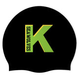 Kingsburg Seawolves - Swimoutlet PO76460 (BLK/02) - Wrinkle-Free Silicone Swimming Cap