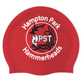 Hampton Park Hammerheads - Swimoutlet PO73027 (RED/02) - Wrinkle-Free Silicone Swimming Cap