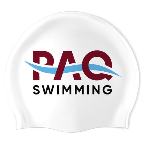 Peel Aquatic Club - Swimoutlet PO72538  (WHT/03) - Wrinkles Free Silicone Swimming Cap