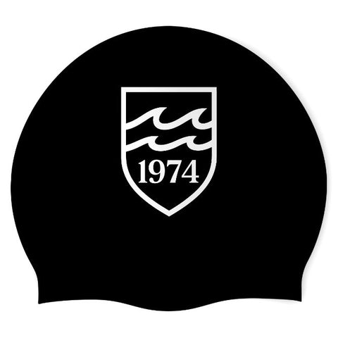 Coach Jared Shum - Swimoutlet PO76793 (BLK/01) - Wrinkle-Free Silicone Swimming Cap