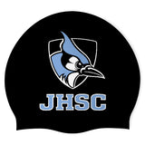 Johns Hopkins Club Swimming - Swimoutlet PO25956451 (BLK/02) - Wrinkle-Free Silicone Swimming Cap
