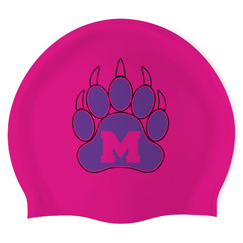 Monett High School - Swimoutlet PO25333506 (HPK/02) - Wrinkle-Free Silicone Swimming Cap