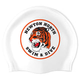 Newton North Swim And Dive - Swimoutlet PO25808018 (WHT/03) - Wrinkle-Free Silicone Swimming Cap