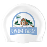 Swim Farm - Swimoutlet - 25249244 (WHT_03) - Wrinkle-Free Silicone Swimming Cap