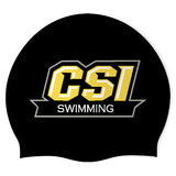 Colegio San Ignacio - Swimoutlet PO25792854 (BLK/03) - Wrinkle-Free Silicone Swimming Cap