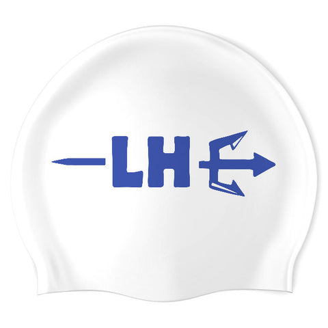 Laurel Hill Tritons - Swimoutlet PO2943-0148 (WHT/01) - Wrinkle-Free Silicone Swimming Cap