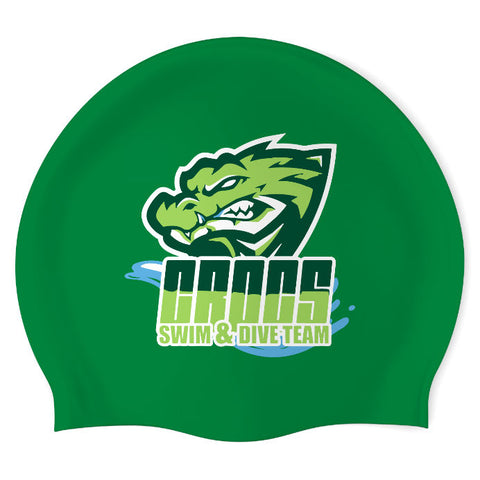 CROCS - Swimoutlet PO24966772 (KEL/04) - Wrinkle-Free Silicone Swimming Cap