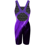 Dundas Seahawks - Purple - Classic Strap Long Knee Women Jammer
