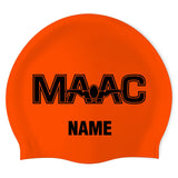 MAAC Swimoutlet PO17493 (ORG/01/P) - Wrinkle-Free Silicone Swimming Cap