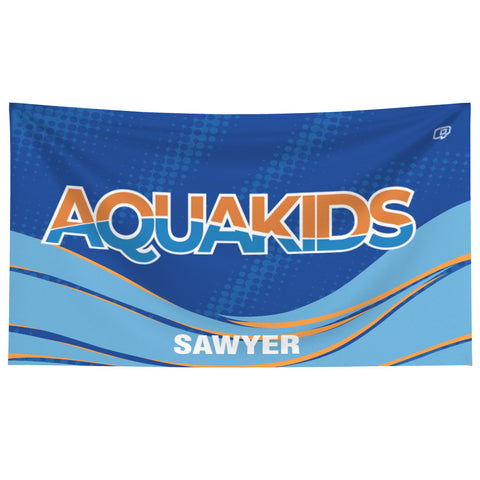 AQUAKIDS TOWEL SAWYER - Microfiber Swim Towel