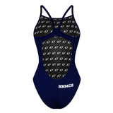 Holy Name of Mary - Solid Skinny Strap Swimsuit - PERSONALIZED
