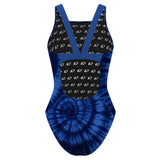 Devon Dolphins Tie Dye - Classic Strap Swimsuit