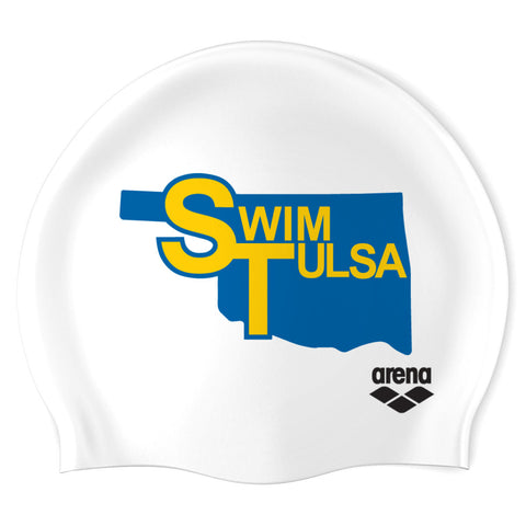 Swim Tulsa - Swimoutlet PO22881284 (White/3) - Custom Silicon Swimcap