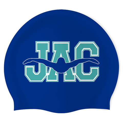 Jersey Aquatic Club - Swimoutlet PO25757016 (RBL/02) - Wrinkle-Free Silicone Swimming Cap