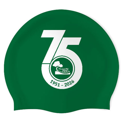 Pleasant Hill Recreation - Swimoutlet PO26242318 (DGR/01) - Wrinkle-Free Silicone Swimming Cap