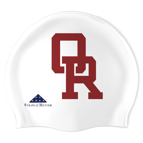 Owasso HS - West Campus  Swimoutlet PO25885029- (WHT/06) - Wrinkle-Free Silicone Swimming Cap