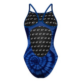 Devon Dolphins Tie Dye - Skinny Strap Swimsuit