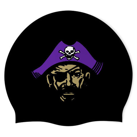 Piper High Girls Swim Team - Swimoutlet PO17913182 (BLK/03) - Wrinkle-Free Silicone Swimming Cap