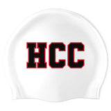 Hallbrook Hurricanes - Swimoutlet PO2943-0124 (WHT/02) - Wrinkle-Free Silicone Swimming Cap