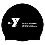 Valley Shore YMCA - Swimoutlet PO25895385 (BLK/01) - Wrinkle-Free Silicone Swimming Cap