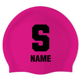 Salt City Aquatics - Swimoutlet PO25423718 (HPK/01/P) - Wrinkle-Free Silicone Swimming Cap