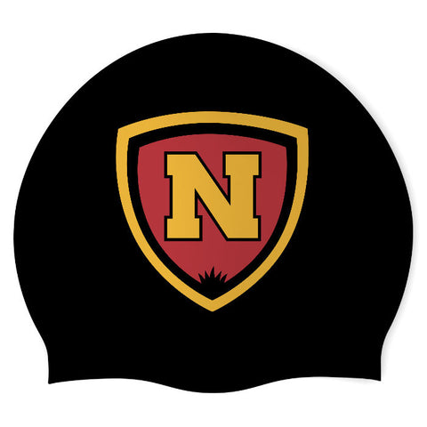 Newport HS Girls Swive - Swimoutlet PO73302 (BLK/02) - Wrinkle-Free Silicone Swimming Cap