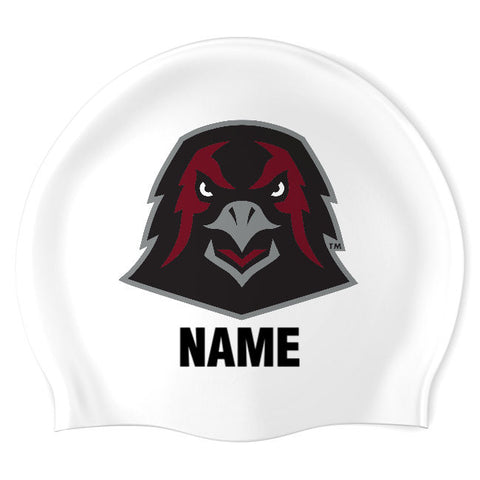 IUP Swim Team - Swimoutlet PO25638992 (WHT/03/P) - Wrinkle-Free Silicone Swimming Cap